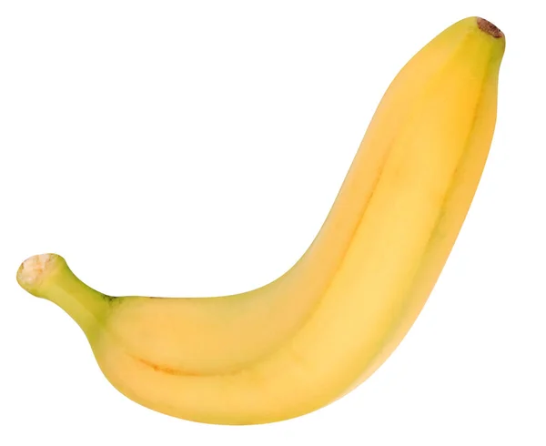 Banana gialla isolata di giorno — Foto Stock