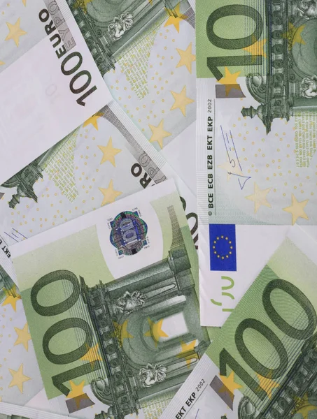 Europe euros banknote of hundreds — Stock Photo, Image