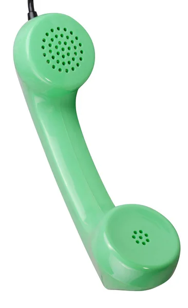Telefone rotativo verde velho — Fotografia de Stock