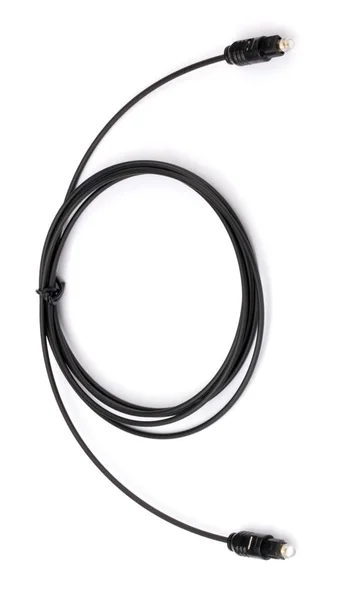 Black optical cable at day — Stock Photo, Image