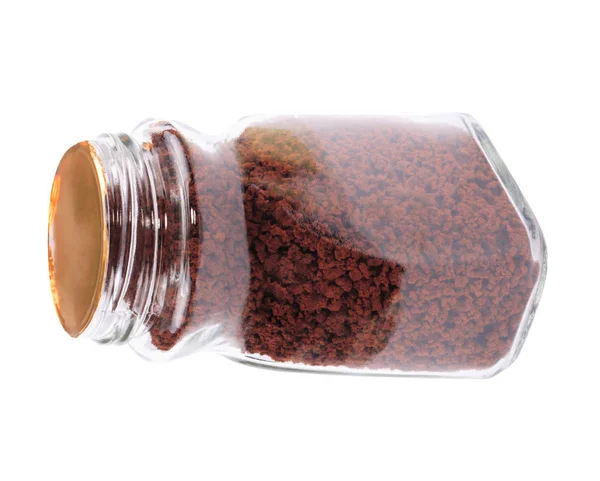 Jar of Instant Coffee Isolated — Stock Photo, Image