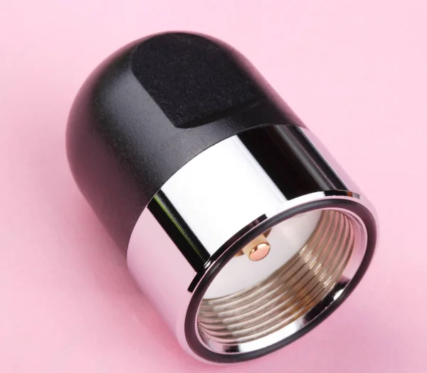 Radio Connector on Pink Background — Stock Photo, Image