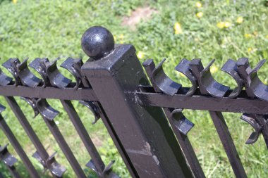 kuru bir günde parkta çit
