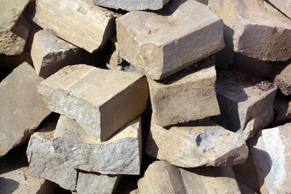 Heap of stone at dry day — Stock Photo, Image