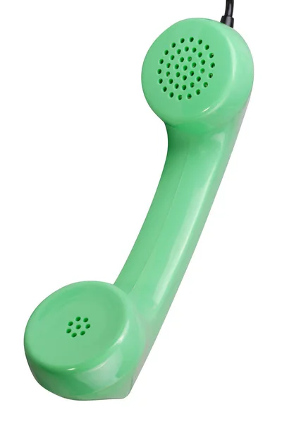 Telefone rotativo verde velho — Fotografia de Stock