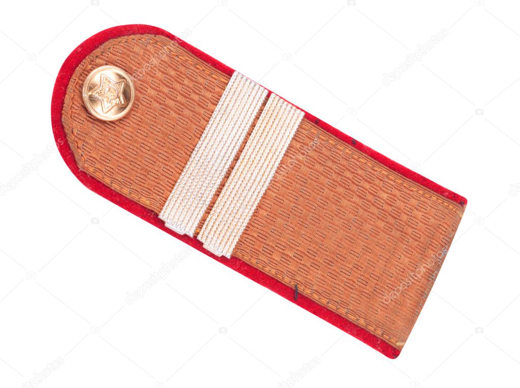 Shoulder Epaulet Isolated at day