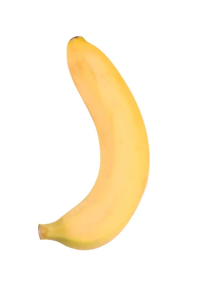 Gelbe Banane am Tag isoliert — Stockfoto