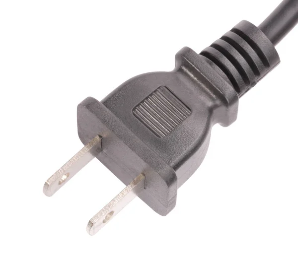 American Outlet Plug met Cord Isolated — Stockfoto