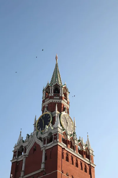 Torre do Kremlin no fundo do céu — Fotografia de Stock