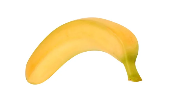 Gelbe Banane isoliert auf Weiß — Stockfoto