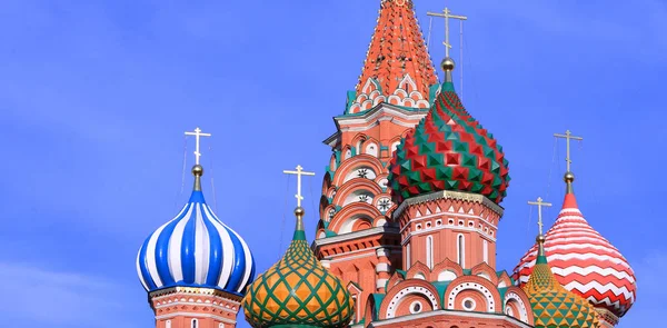 Blessed Basil cathedral at dry day — Stock Photo, Image