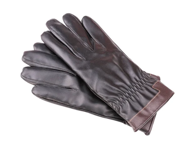 Leather Gloves Isolated at dry day — Stock Photo, Image