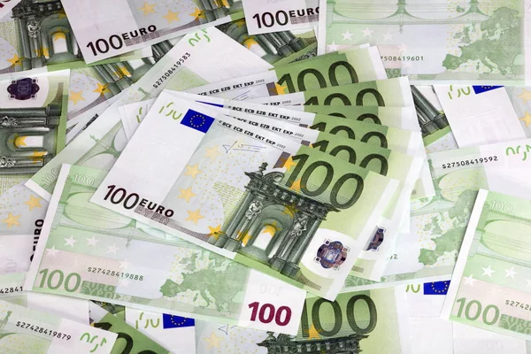 Billete en euros europa de cientos — Foto de Stock