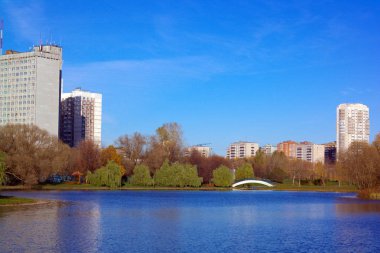 Şehir parkında sonbahar