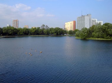 Şehir parkında yaz
