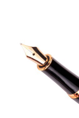 Dolma kalem beyaza izole edildi