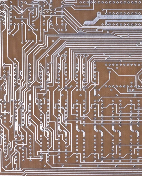 Printed Circuit Board op dag — Stockfoto