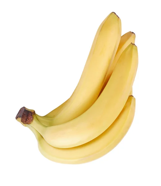 Veel gele banaan geïsoleerd op droge zonnige dag — Stockfoto