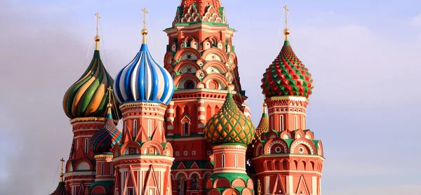 Blessed Basil cathedral at dry day — Stock Photo, Image