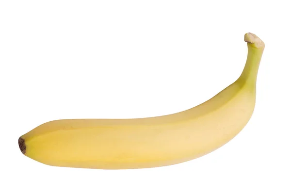 Κίτρινη μπανάνα απομονωμένοι σε ξηρά ημέρα — Φωτογραφία Αρχείου
