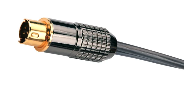 Mannelijke Plug Connector geïsoleerd — Stockfoto