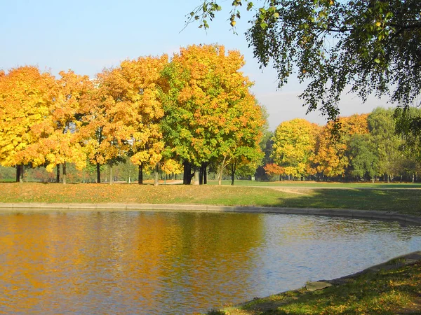 Autumn in city park — Stock Photo, Image