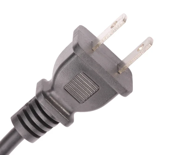 American Outlet Plug with Cord Isolated Stock Image