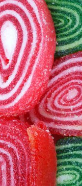 Çok renkli meyve jöle kuru gün