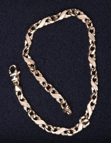 Yellow Gold Chain Bracelet — Stock Photo, Image