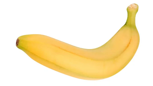 Žlutá banánová izolované suché dni — Stock fotografie