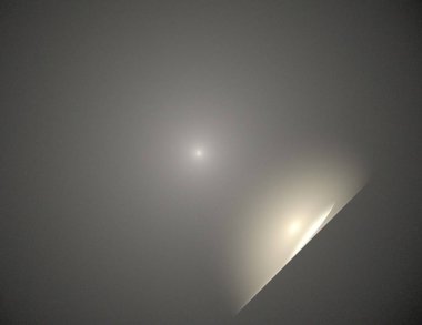 Siyah Renk Üzerine Bir Dijital Fraktal Resmi