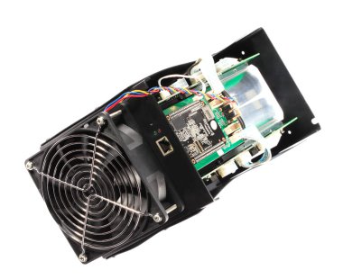 beyaz arkaplanda izole edilmiş elektronik aygıt