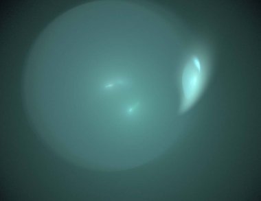 Siyah Renk Üzerine Bir Dijital Fraktal Resmi