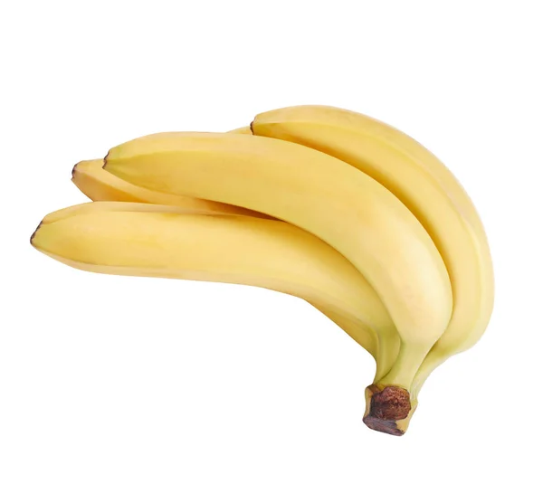 Veel gele banaan geïsoleerd op droge zonnige dag — Stockfoto