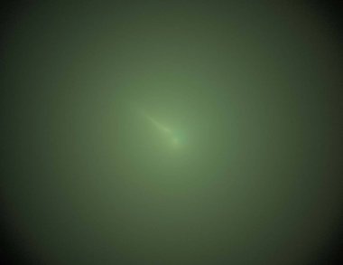 Siyah Renk Üzerine Bir Dijital Fraktal Resmi