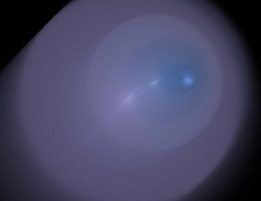 Siyah Renk Üzerine Bir Dijital Fraktal Resmi