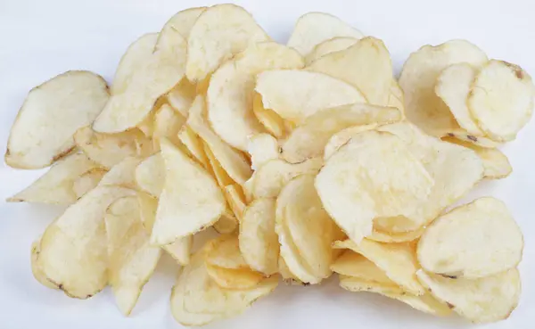 Many of potato chips — Stock Photo, Image