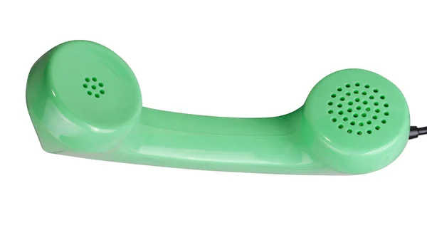 Telefone rotativo verde velho — Fotografia de Stock