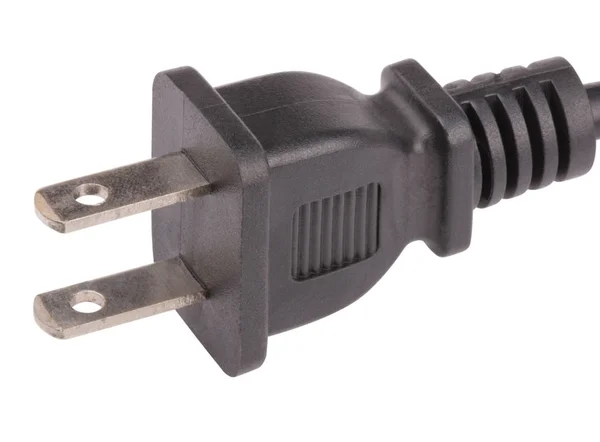 American Outlet Plug met Cord Isolated — Stockfoto