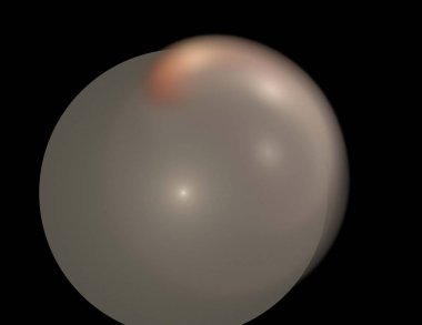 Siyah Renk Üzerine Bir Dijital Fraktal Resmi