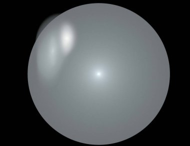 Siyah Renk Üzerine Bir Dijital Fraktal Resmi