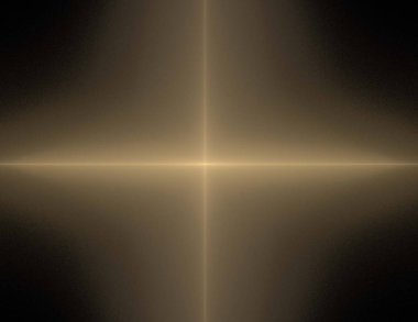 Siyah Renk Üzerine Bir Dijital Fraktal Resmi