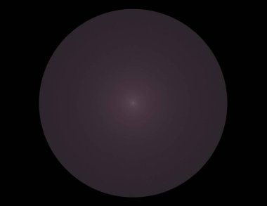 Siyah Renk Üzerine Bir Dijital Fraktal Resmi