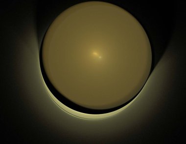 Siyah Renk Üzerine Bir Dijital Fraktal Resmi