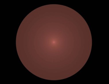 Siyah Renk Üzerine Bir Dijital Fraktal Resmi