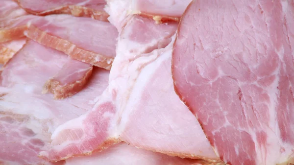 Ham meat as food background — Stock Photo, Image