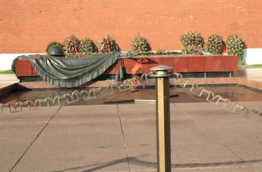 Rus Kremlin sonsuz alev direği 