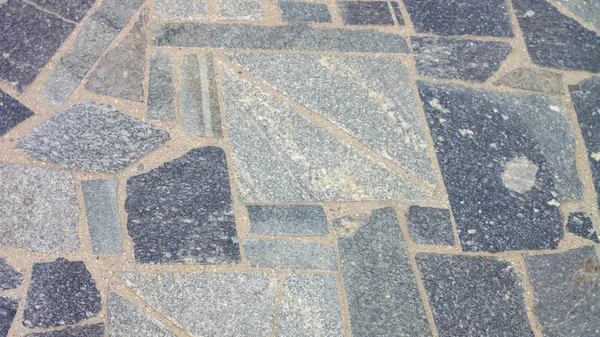 Granite floor at dry sunny day — Stock Photo, Image