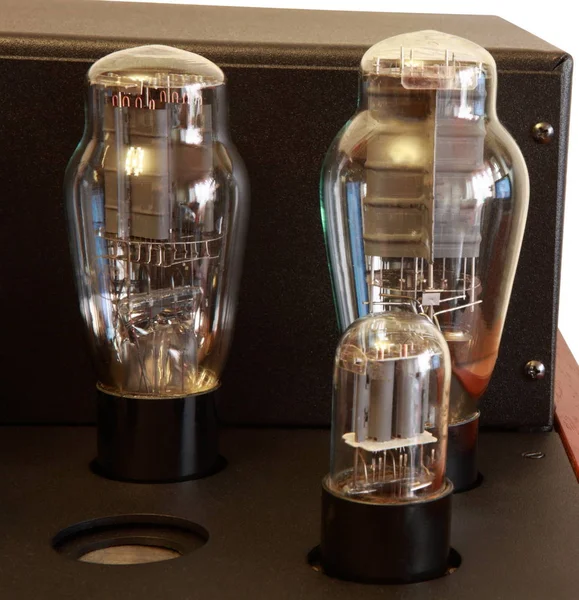 Vacuum tube amplifier at day — Stock Photo, Image