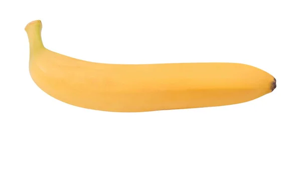 Rohe Gelbe Banane isoliert — Stockfoto